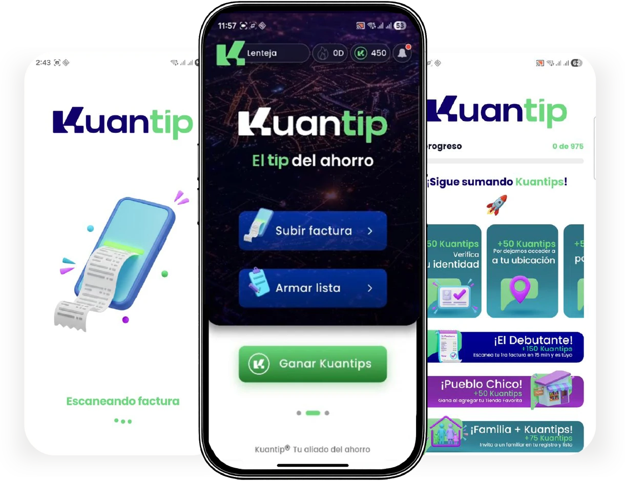Kuantip App Vistas